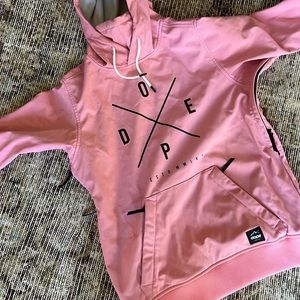 Dope pink pullover ski jacket XS